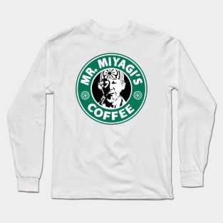 Mr. Miyagi's Coffee Long Sleeve T-Shirt